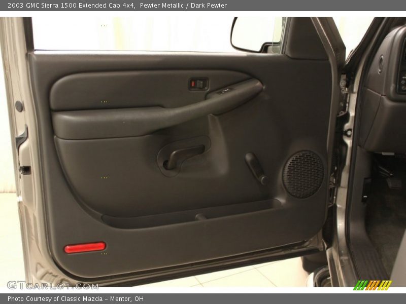 Pewter Metallic / Dark Pewter 2003 GMC Sierra 1500 Extended Cab 4x4