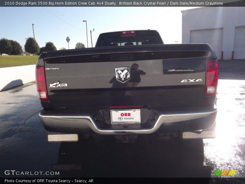Brilliant Black Crystal Pearl / Dark Slate/Medium Graystone 2010 Dodge Ram 3500 Big Horn Edition Crew Cab 4x4 Dually