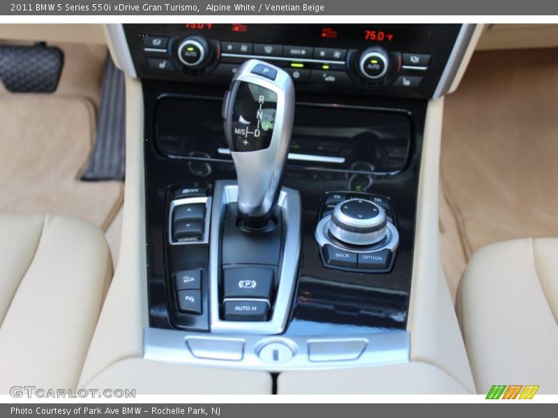  2011 5 Series 550i xDrive Gran Turismo 8 Speed Steptronic Automatic Shifter