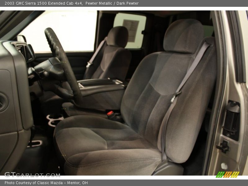 Pewter Metallic / Dark Pewter 2003 GMC Sierra 1500 Extended Cab 4x4
