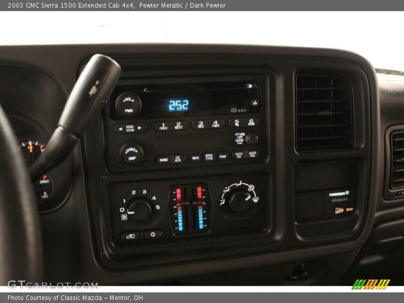 Pewter Metallic / Dark Pewter 2003 GMC Sierra 1500 Extended Cab 4x4