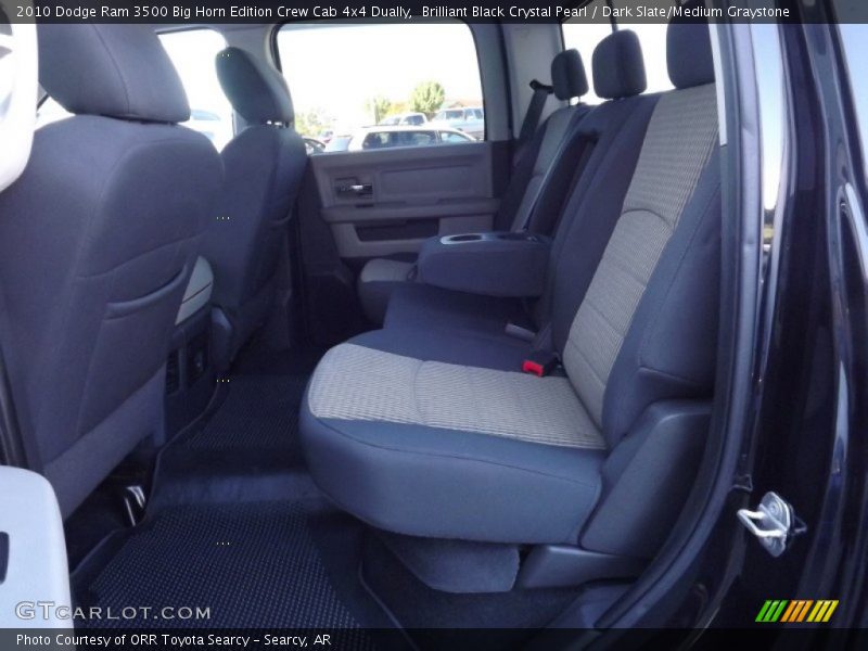 Brilliant Black Crystal Pearl / Dark Slate/Medium Graystone 2010 Dodge Ram 3500 Big Horn Edition Crew Cab 4x4 Dually
