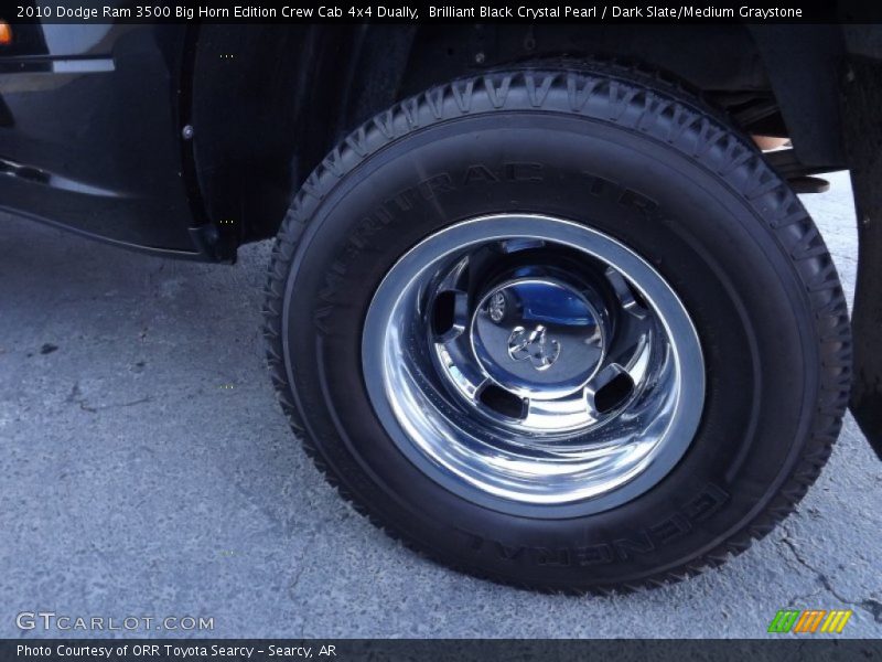 Brilliant Black Crystal Pearl / Dark Slate/Medium Graystone 2010 Dodge Ram 3500 Big Horn Edition Crew Cab 4x4 Dually
