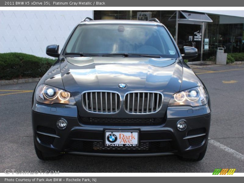 Platinum Gray Metallic / Black 2011 BMW X5 xDrive 35i