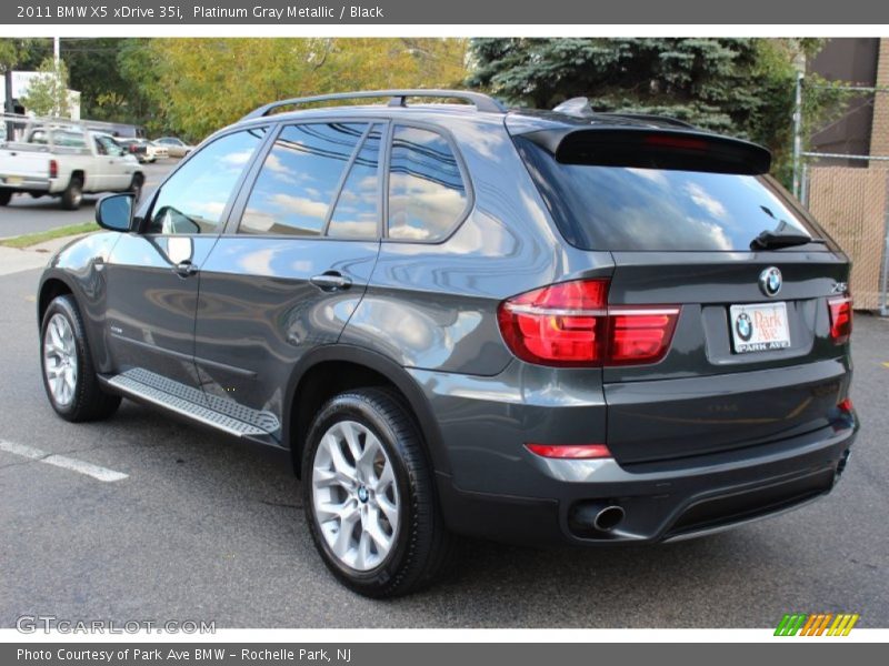 Platinum Gray Metallic / Black 2011 BMW X5 xDrive 35i