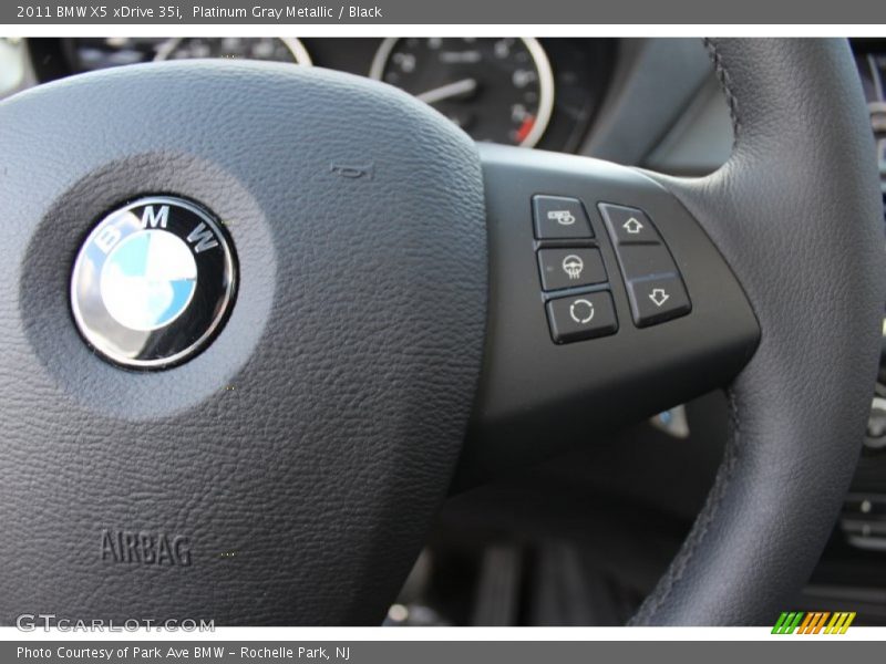Platinum Gray Metallic / Black 2011 BMW X5 xDrive 35i
