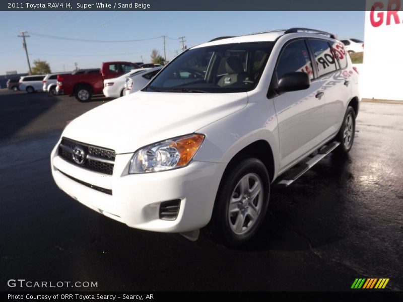 Super White / Sand Beige 2011 Toyota RAV4 I4