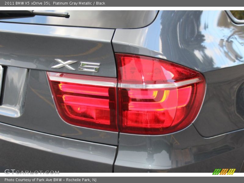 Platinum Gray Metallic / Black 2011 BMW X5 xDrive 35i