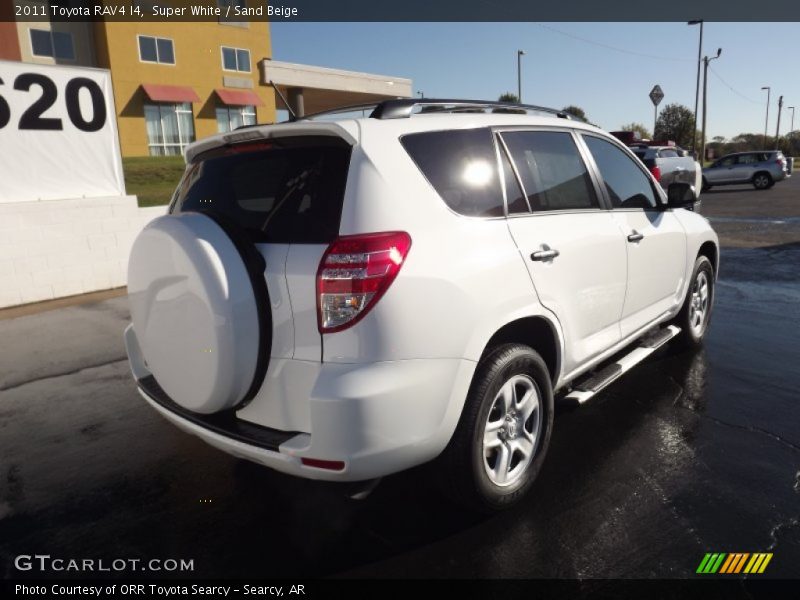 Super White / Sand Beige 2011 Toyota RAV4 I4
