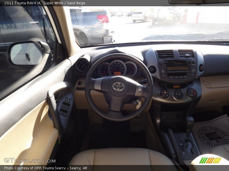 Super White / Sand Beige 2011 Toyota RAV4 I4