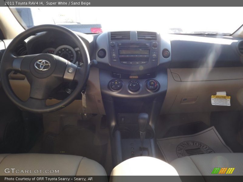 Super White / Sand Beige 2011 Toyota RAV4 I4