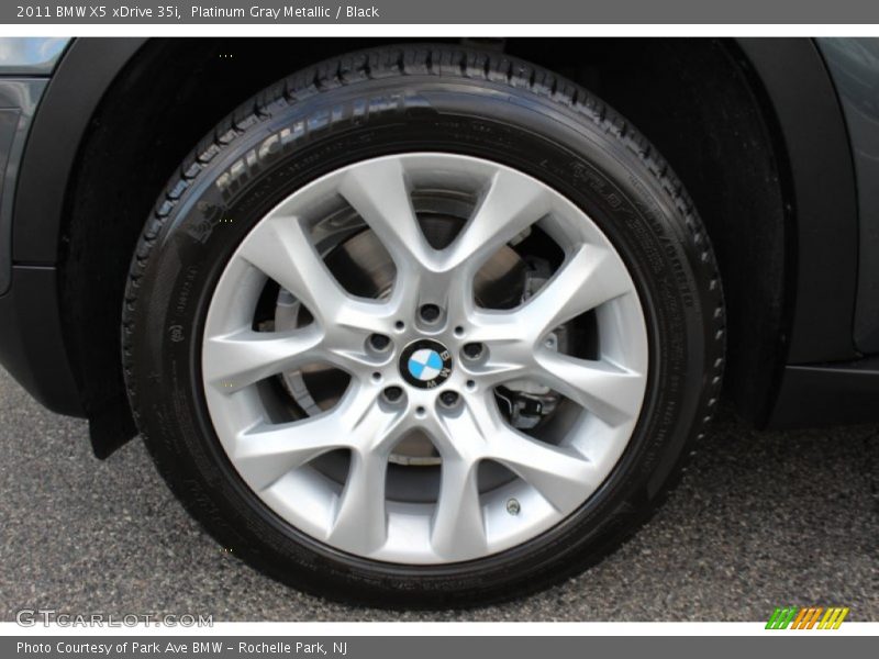Platinum Gray Metallic / Black 2011 BMW X5 xDrive 35i