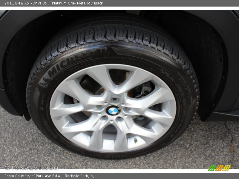 Platinum Gray Metallic / Black 2011 BMW X5 xDrive 35i