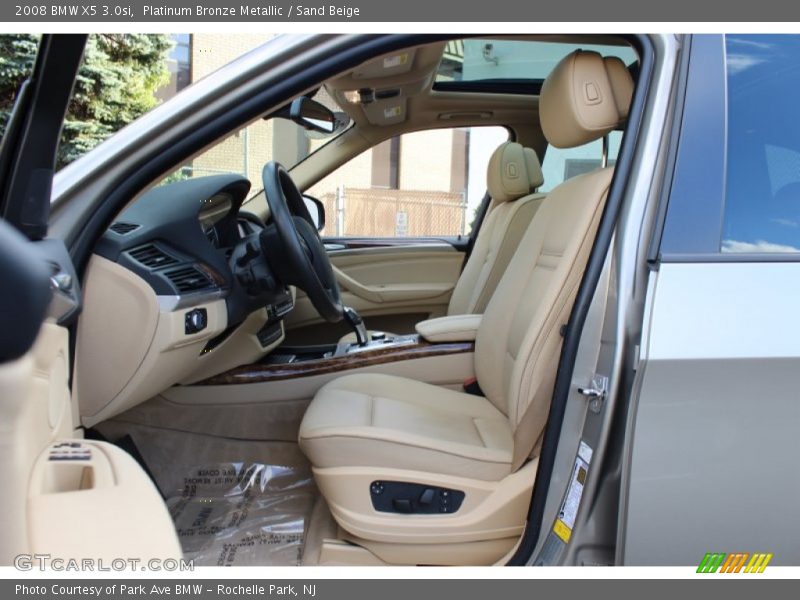 Platinum Bronze Metallic / Sand Beige 2008 BMW X5 3.0si