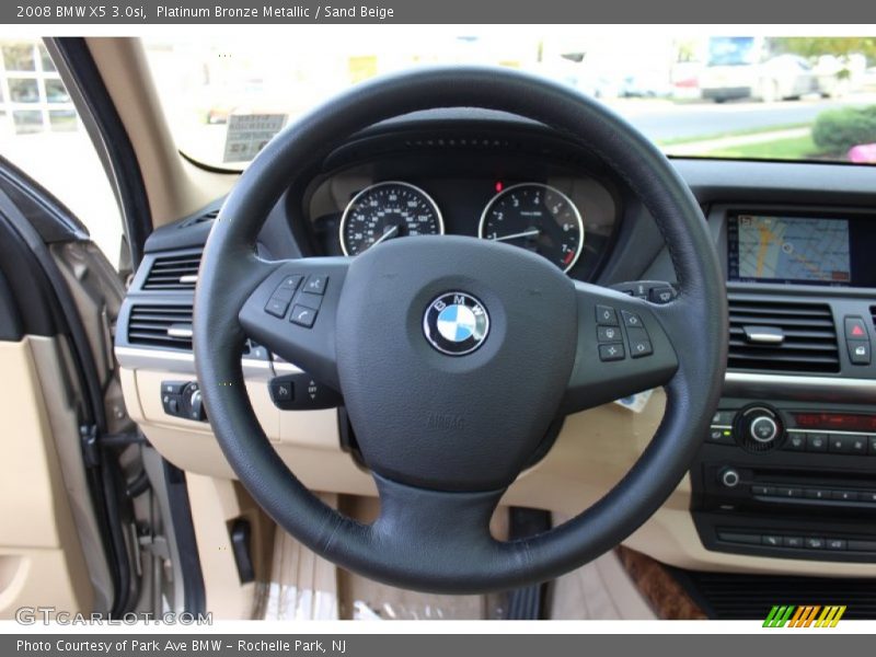 Platinum Bronze Metallic / Sand Beige 2008 BMW X5 3.0si