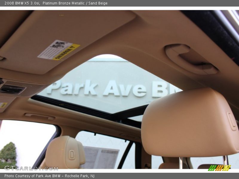Platinum Bronze Metallic / Sand Beige 2008 BMW X5 3.0si