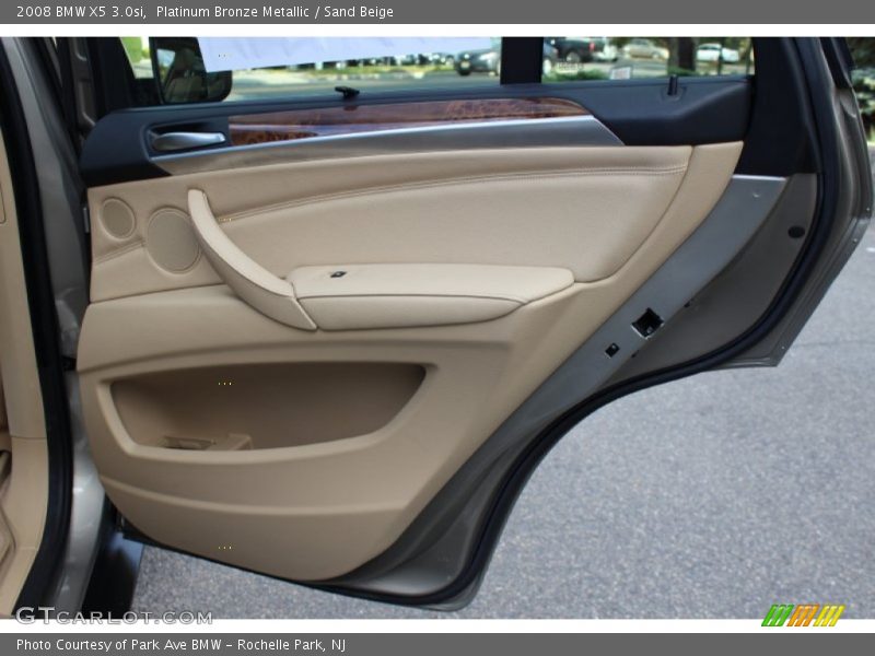 Platinum Bronze Metallic / Sand Beige 2008 BMW X5 3.0si