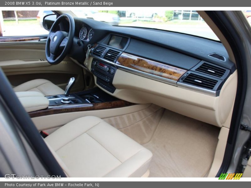 Platinum Bronze Metallic / Sand Beige 2008 BMW X5 3.0si