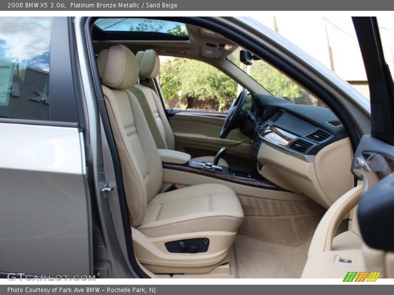 Platinum Bronze Metallic / Sand Beige 2008 BMW X5 3.0si