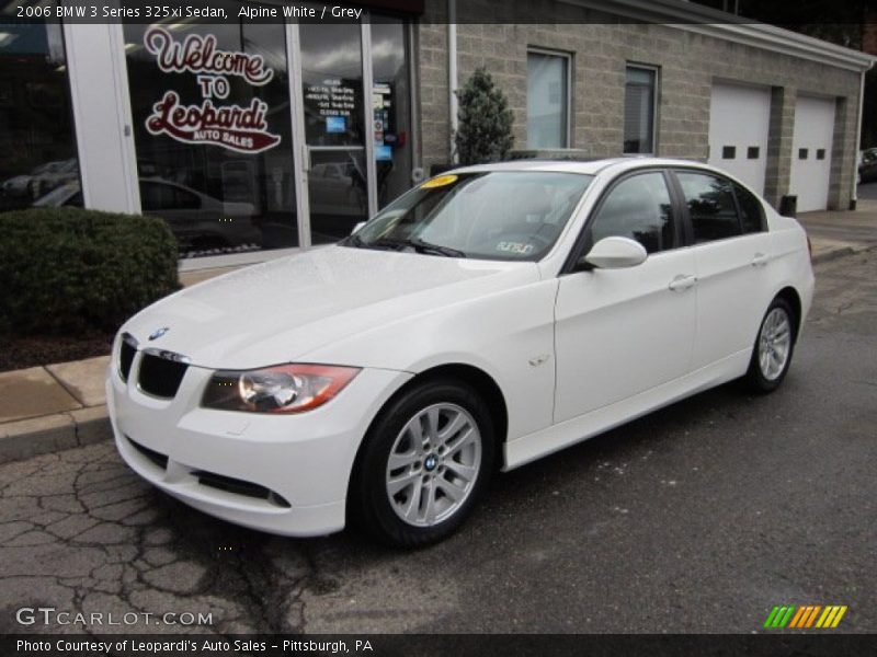 Alpine White / Grey 2006 BMW 3 Series 325xi Sedan