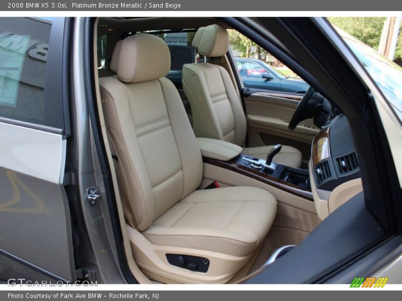 Platinum Bronze Metallic / Sand Beige 2008 BMW X5 3.0si