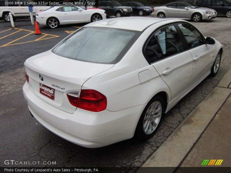 Alpine White / Grey 2006 BMW 3 Series 325xi Sedan