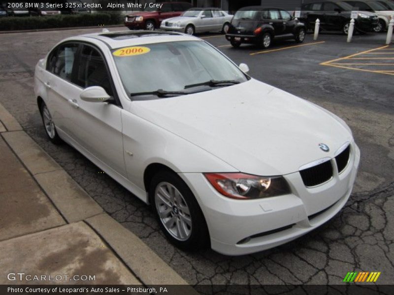 Alpine White / Grey 2006 BMW 3 Series 325xi Sedan