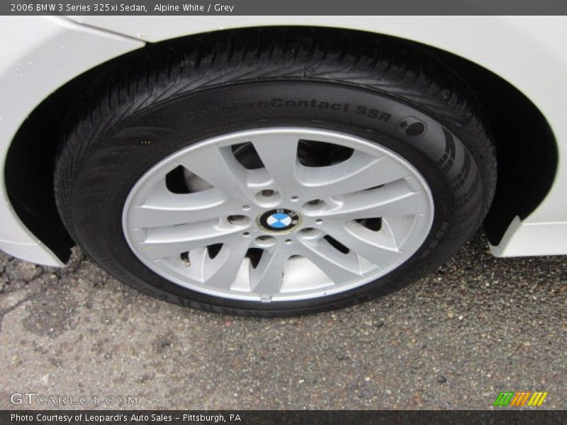 Alpine White / Grey 2006 BMW 3 Series 325xi Sedan