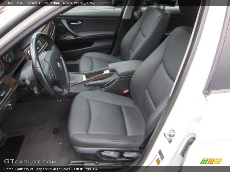 Alpine White / Grey 2006 BMW 3 Series 325xi Sedan