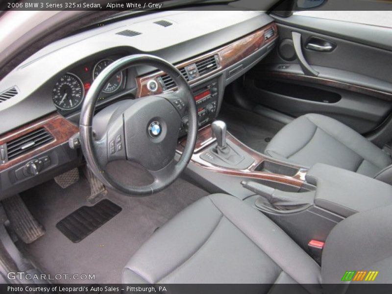 Alpine White / Grey 2006 BMW 3 Series 325xi Sedan