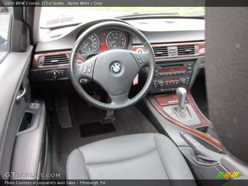 Alpine White / Grey 2006 BMW 3 Series 325xi Sedan