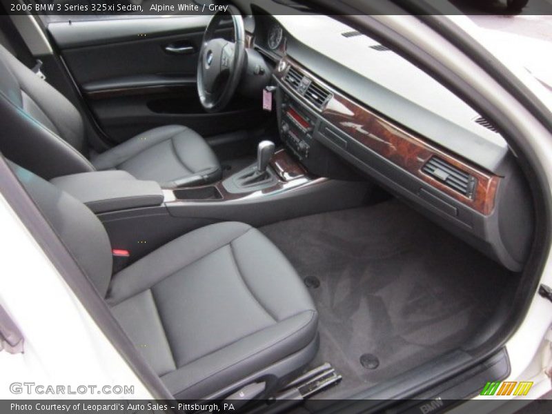 Alpine White / Grey 2006 BMW 3 Series 325xi Sedan