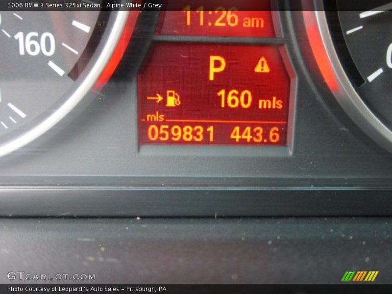 Alpine White / Grey 2006 BMW 3 Series 325xi Sedan