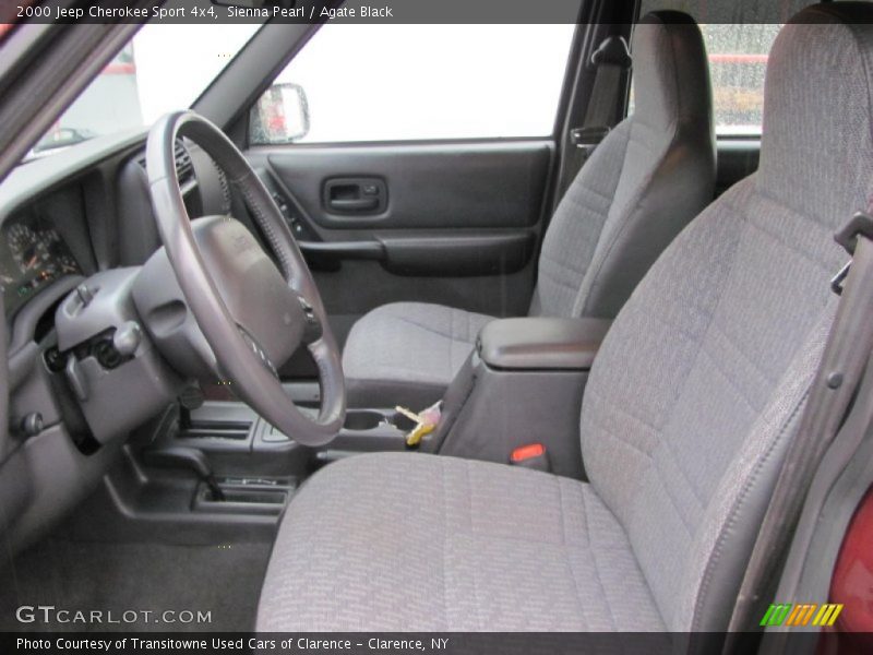 Sienna Pearl / Agate Black 2000 Jeep Cherokee Sport 4x4