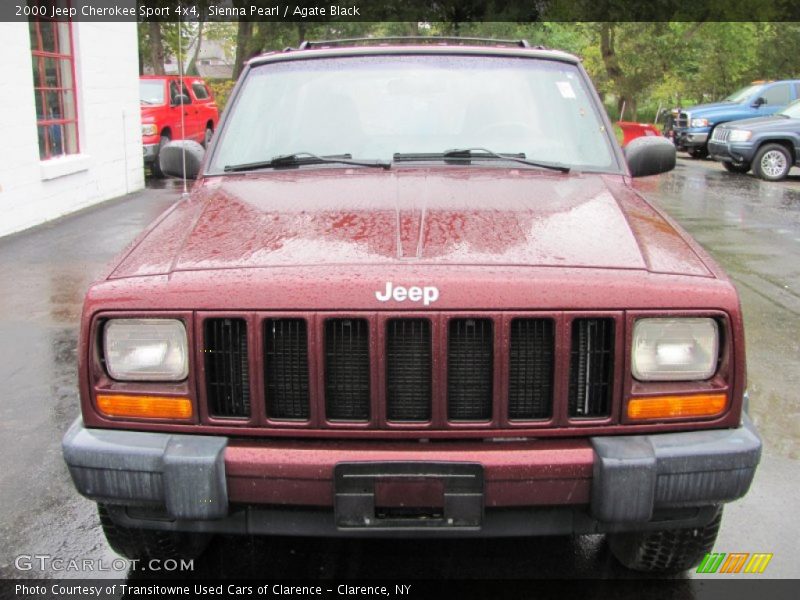 Sienna Pearl / Agate Black 2000 Jeep Cherokee Sport 4x4