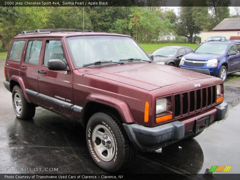 Sienna Pearl / Agate Black 2000 Jeep Cherokee Sport 4x4