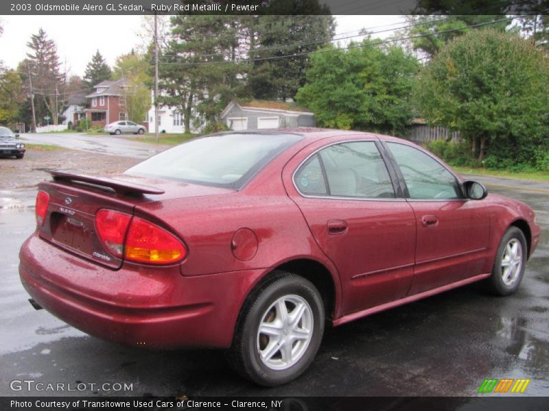 Ruby Red Metallic / Pewter 2003 Oldsmobile Alero GL Sedan