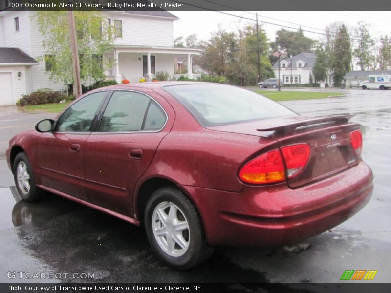 Ruby Red Metallic / Pewter 2003 Oldsmobile Alero GL Sedan