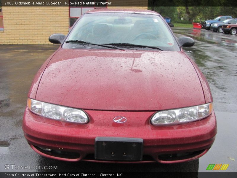 Ruby Red Metallic / Pewter 2003 Oldsmobile Alero GL Sedan