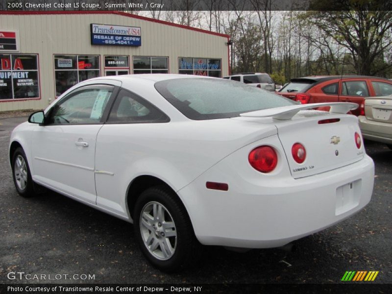 Summit White / Gray 2005 Chevrolet Cobalt LS Coupe