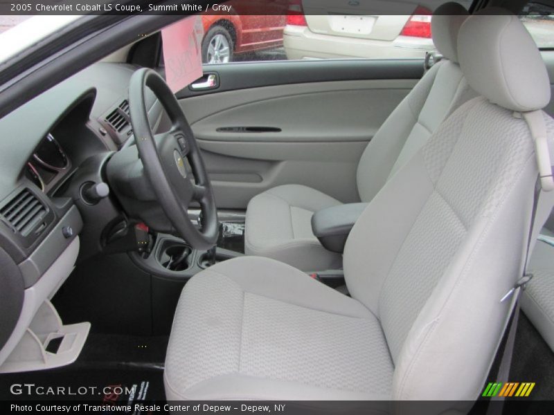 Summit White / Gray 2005 Chevrolet Cobalt LS Coupe