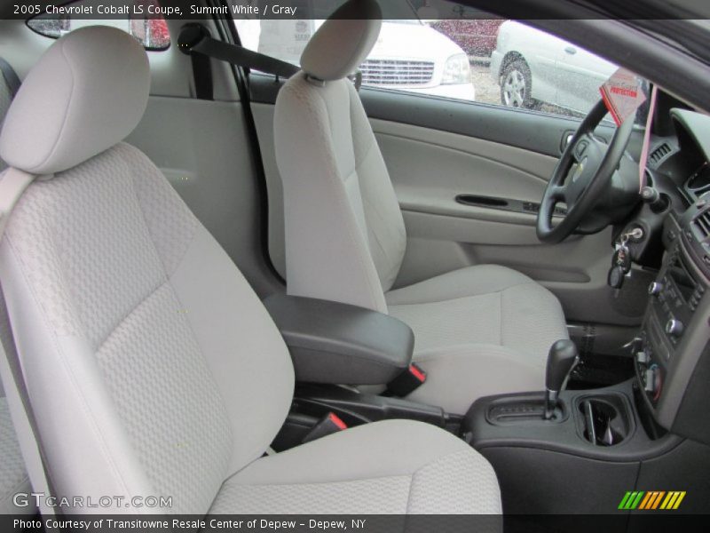 Summit White / Gray 2005 Chevrolet Cobalt LS Coupe