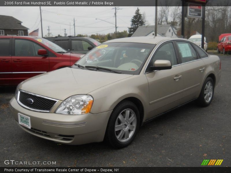 Pueblo Gold Metallic / Pebble Beige 2006 Ford Five Hundred SE
