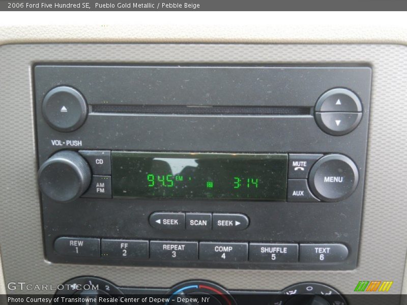 Pueblo Gold Metallic / Pebble Beige 2006 Ford Five Hundred SE