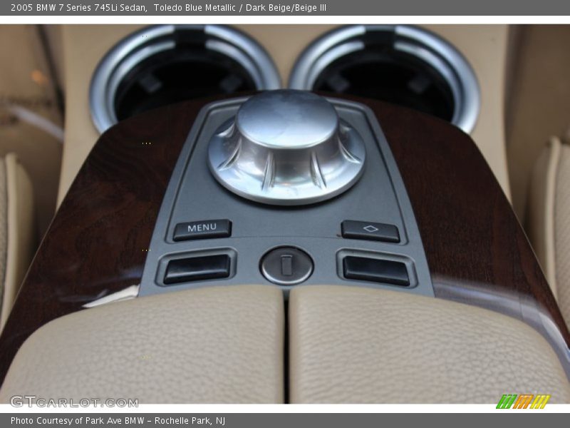 Toledo Blue Metallic / Dark Beige/Beige III 2005 BMW 7 Series 745Li Sedan