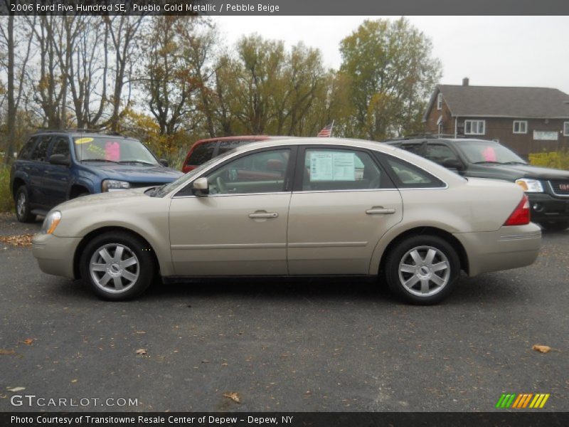 Pueblo Gold Metallic / Pebble Beige 2006 Ford Five Hundred SE