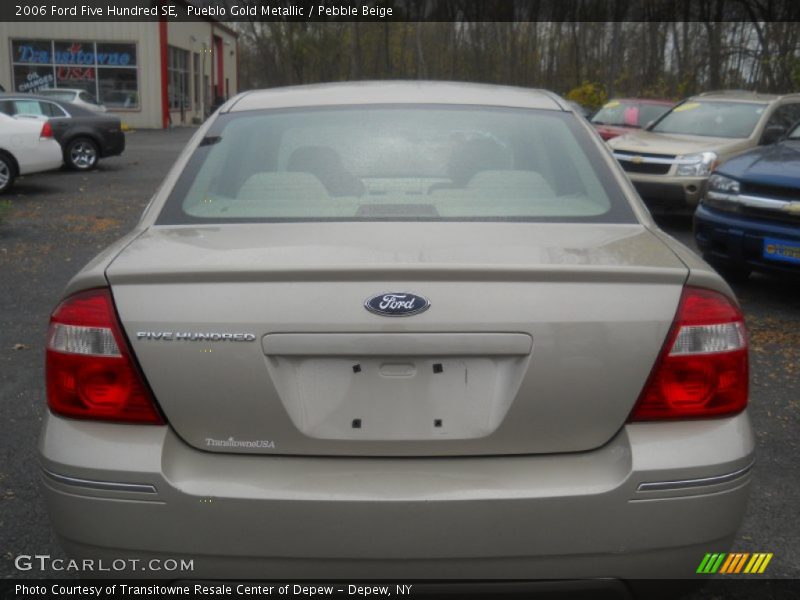 Pueblo Gold Metallic / Pebble Beige 2006 Ford Five Hundred SE