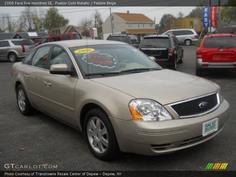 Pueblo Gold Metallic / Pebble Beige 2006 Ford Five Hundred SE