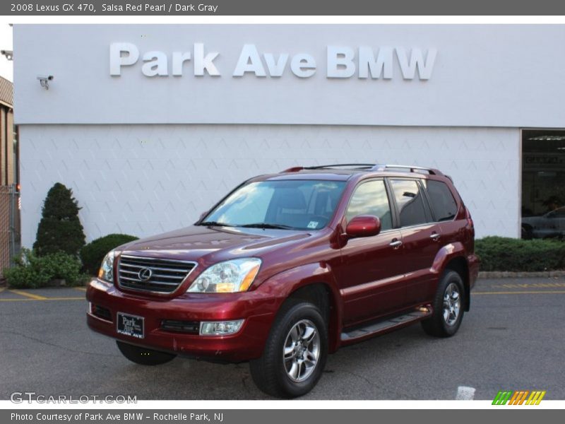 Salsa Red Pearl / Dark Gray 2008 Lexus GX 470