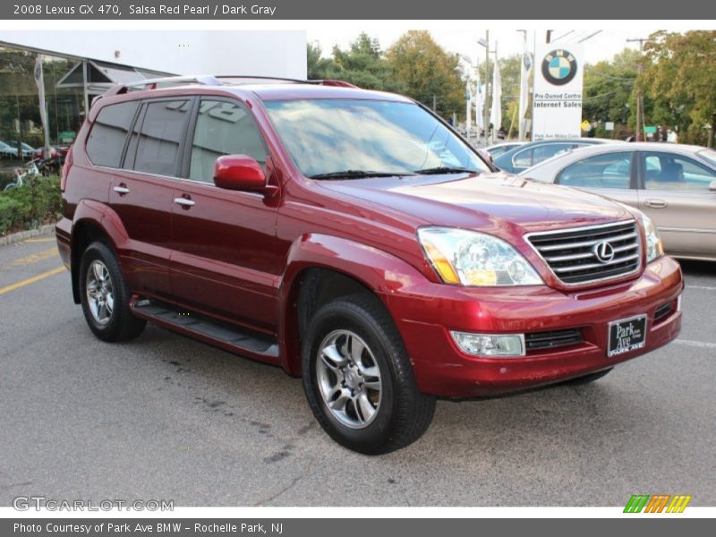 Salsa Red Pearl / Dark Gray 2008 Lexus GX 470